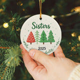 Personalized Sister Ornament 3D Inflated Effect, Gift For Sister Christmas Ornament 2025