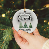 Personalized Friendship Christmas Ornament Custom 3D Inflated Effect Ornaments
