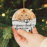 Personalized Cat Memorial Ornaments 3D Inflated Effect, Personalized Photo Christmas