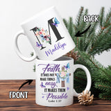 Personalized Customized Christian Gifts Init Letter Religious Mug Custom Name