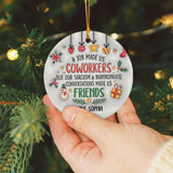 Personalized Ornament 3D Inflated Effect Coworker Custom Coworkers