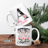 Personalized Gifts For Women Init Letter Custom Mug 11Oz Retirement Gift