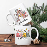 Personalized Init Letter Custom Mug 11Oz, New Mom Gifts For Women, Woman