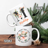 Personalized Christian Mug Gifts for Women Init Letter Mug 11Oz Religious Mug
