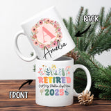 Retirement Gift For Woman Personalized Init Retire Coffee Mug 11Oz