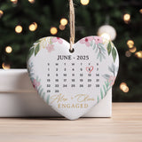 Personalized Ornament Engagement Gifts for Couples Engagement Gifts