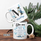 Personalized Christian Init Letter Gifts For Women Coffee Mug Religious