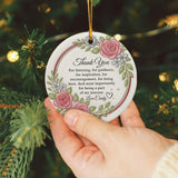 Personalized Thank You Christmas Ornament 3D Inflated Effect Appreciation Gift