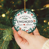 Personalized Ornament Engagement Gifts For Couples