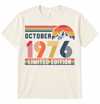 October T Shirt Birthday Vintage | Any Year