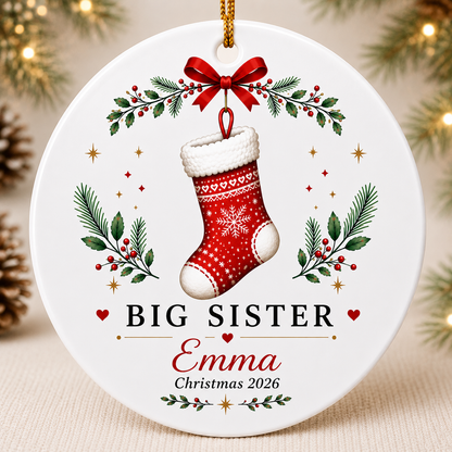 Stocking Names for 3 to 6 Members Including Pets - Our First Christmas 2026 Keepsake Gift