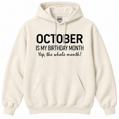 October T Shirt Birthday Whole Month