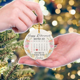 Personalized Retirement Ornament Calendar 2025