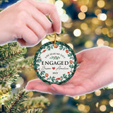 Personalized Ornament Engagement Gifts For Couples