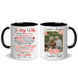 Personalized Customized Gift For Wife Custom Image Photo Coffee Mug 11Oz
