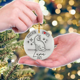 Personalized Cat Memorial Custom 3D Inflated Effect Ornament