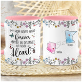 Personalized Distance State Coffee Mug Mothers Birthday Gift