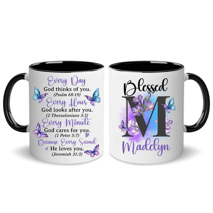 Personalized Customized Christian Gifts Init Letter Coffee Mug 11Oz