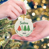 Personalized Sister Ornament 3D Inflated Effect, Gift For Sister Christmas Ornament 2025