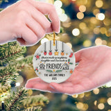 Personalized Neighbor Gifts Friend Ornament 3D Inflated Effect