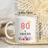 Personalized Grandma Fabulous Birthday Coffee Mug Gift 11Oz 15Oz