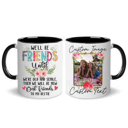 Personalized Customized Photo Mug For Bestie Custom Image Photo Coffee Mugs 11Oz