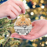 Personalized Cat Memorial Ornaments 3D Inflated Effect, Personalized Photo Christmas