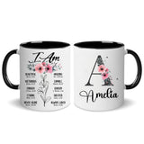 Personalized Christian Gifts For Women Init Letter Coffee Mug 11Oz