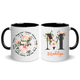 Personalized Christian Mug Gifts for Women Init Letter Mug 11Oz Religious Mug