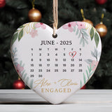 Personalized Ornament Engagement Gifts for Couples Engagement Gifts