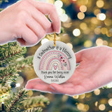 Personalized Ornaments Gifts For Godmother 2025 3D Inflated Effect