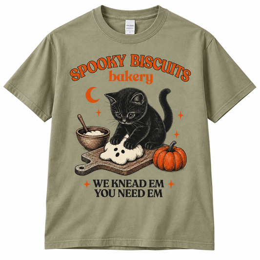 Spooky Biscuit Bakery Halloween T Shirt