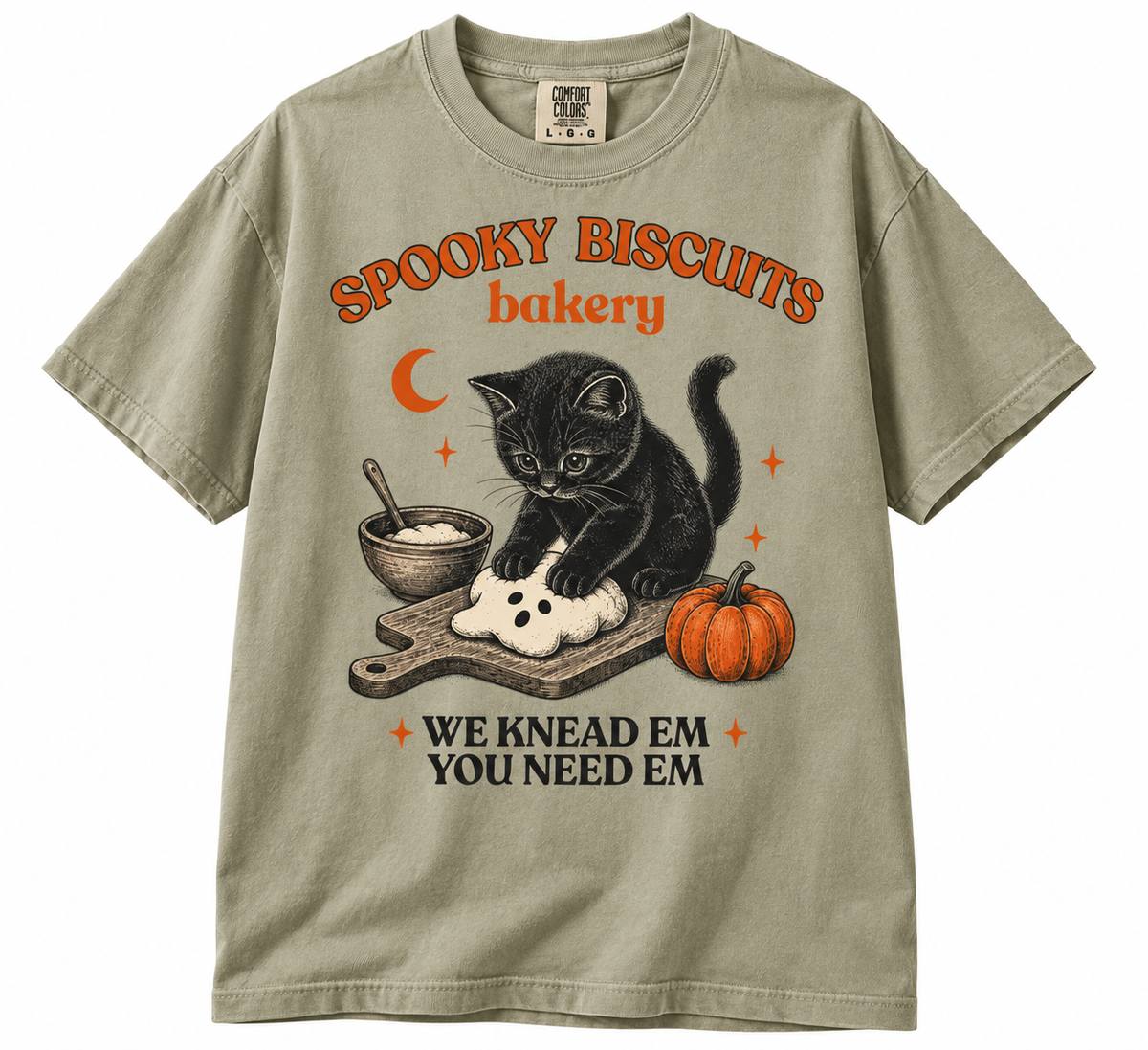 Spooky Biscuit Bakery Halloween T Shirt