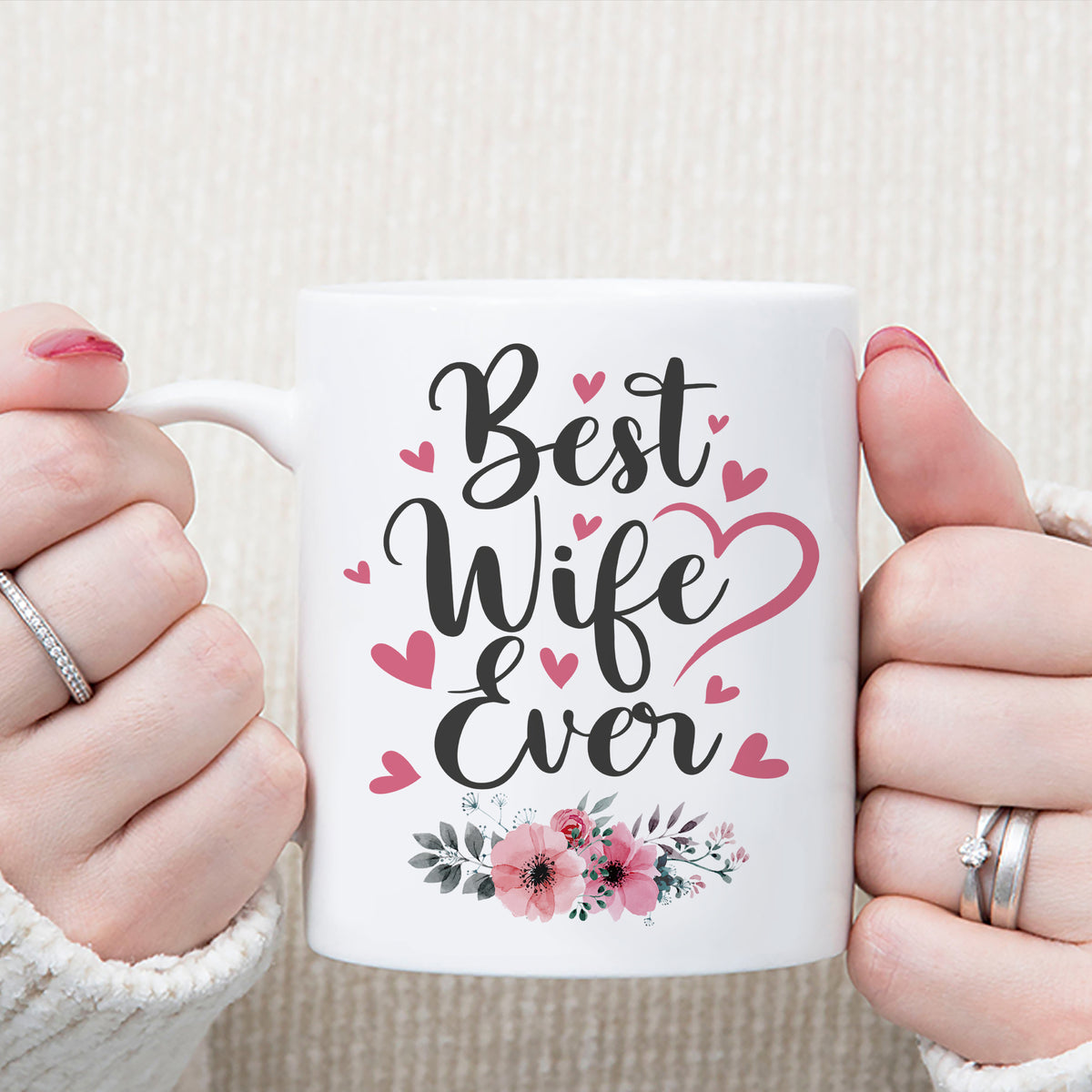 Personalized Wife Coffee Mug Vintage 11Oz 15Oz Custom Year