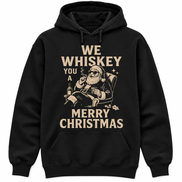 We Whiskey You a Merry Christmas Funny T Shirt