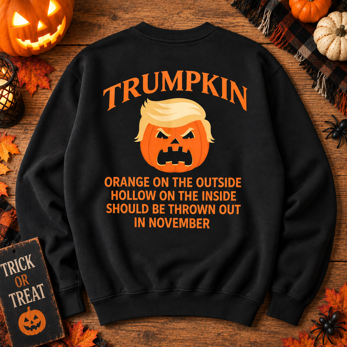 Trumpkin Halloween Shirt – Funny Pumpkin Tee