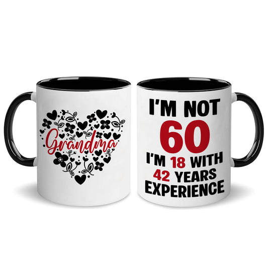 Personalized Mom Grandma Birthday Coffee Mug Custom Year Old