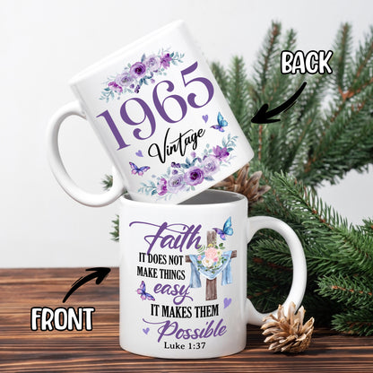 Personalized Birthday Christian Women Woman Gifts Mug 11Oz 15Oz