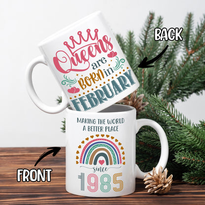 Personalized Women Coffee Mug 11Oz 15Oz Custom Year