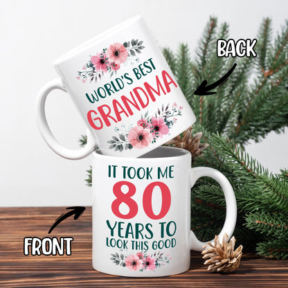 Personalized Grandma Birthday Gifts Coffee Mug 11Oz 15Oz