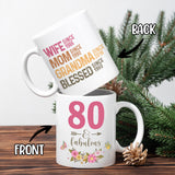 Personalized Mom Grandma Women Coffee Mug Birthday Christmas
