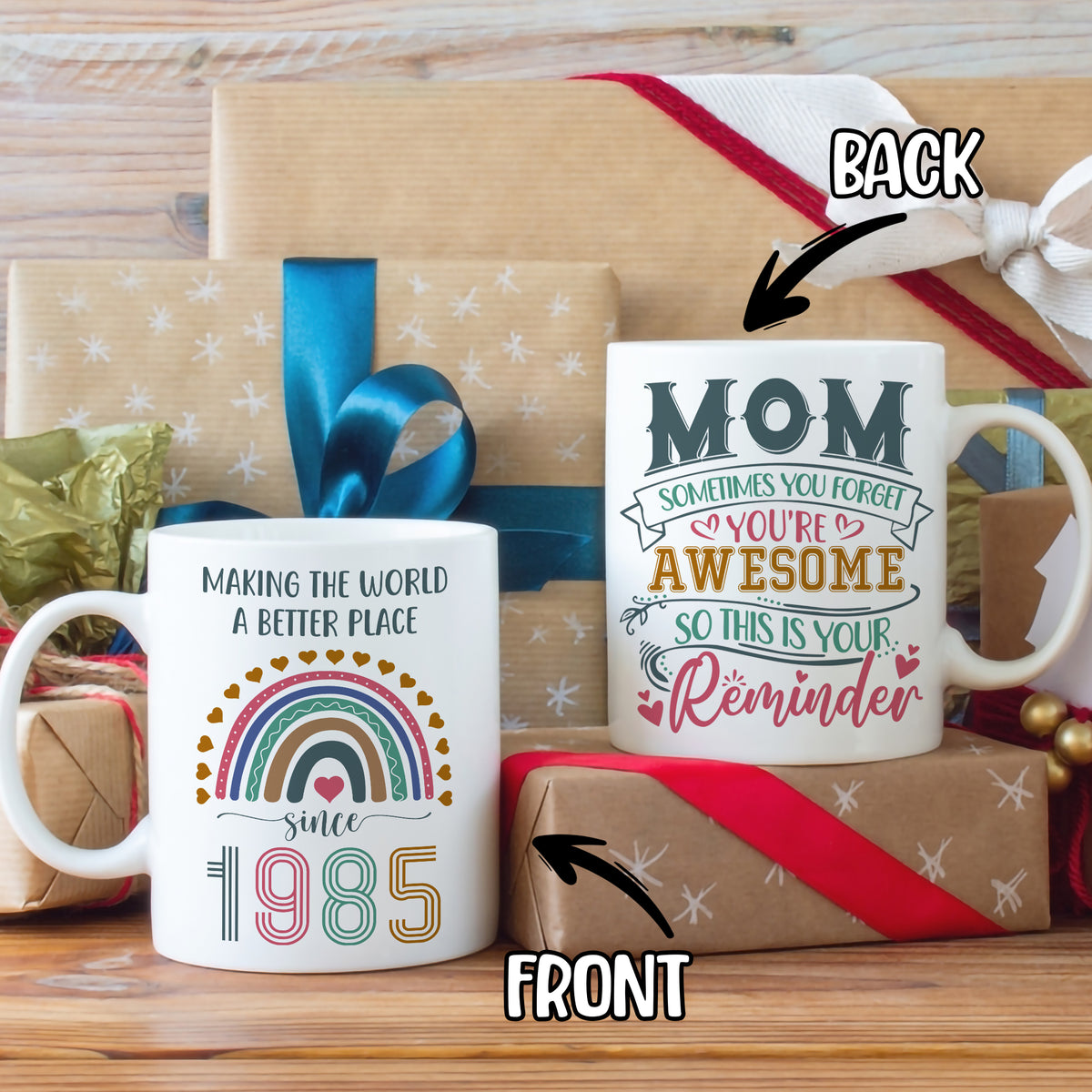 Personalized Mom Mama Mommy Birthday Coffee Mug
