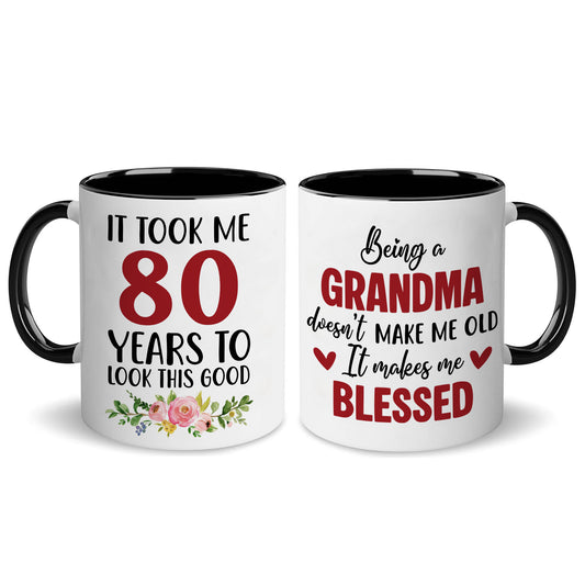 Personalized Grandma Coffee Mug Birthday Christmas Gift