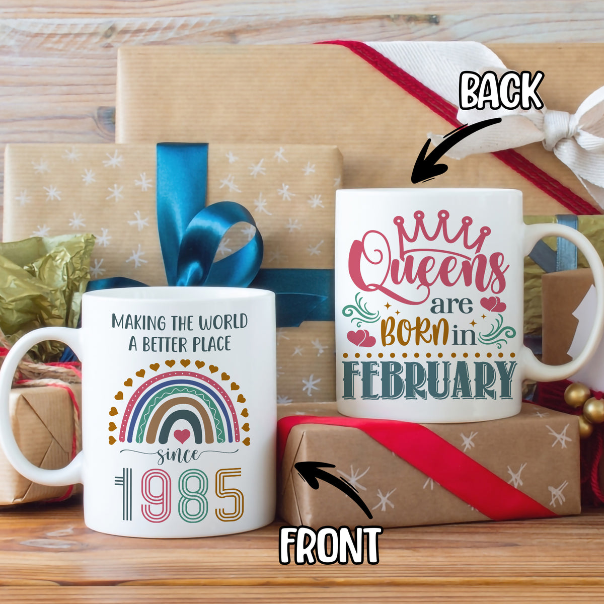 Personalized Women Coffee Mug 11Oz 15Oz Custom Year