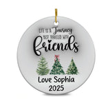 Personalized Friendship Christmas Ornament Custom 3D Inflated Effect Ornaments