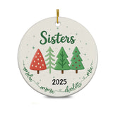 Personalized Sister Ornament 3D Inflated Effect, Gift For Sister Christmas Ornament 2025