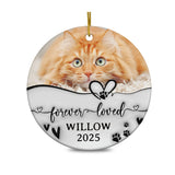 Personalized Cat Memorial Ornaments 3D Inflated Effect, Personalized Photo Christmas