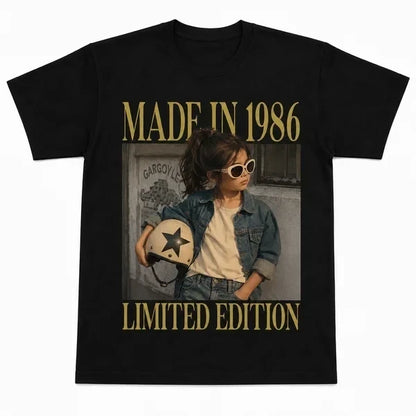 Personalized Made in Birth Year Shirt with Custom Photo – Vintage Limited Edition Birthday Gift T-Shirt