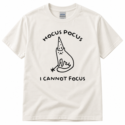 I cannot Focus Cat Halloween T Shirt