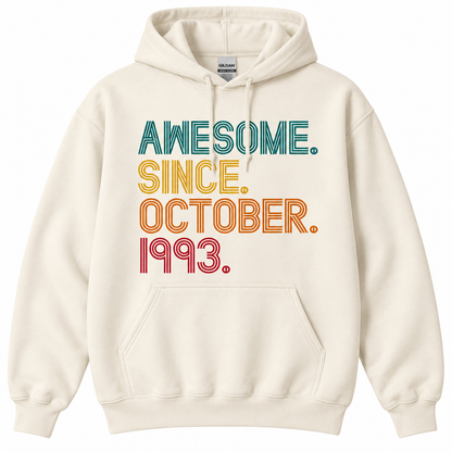 October T Shirt Birthday Awesome Since... | Any Year